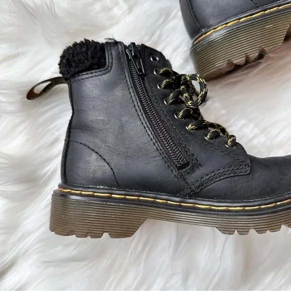 Dr. Martens Unisex 1460 Collar J Black Leather Boots Size 12