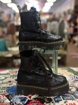 DR MARTIN METALLIC PLATFORM (org$180)