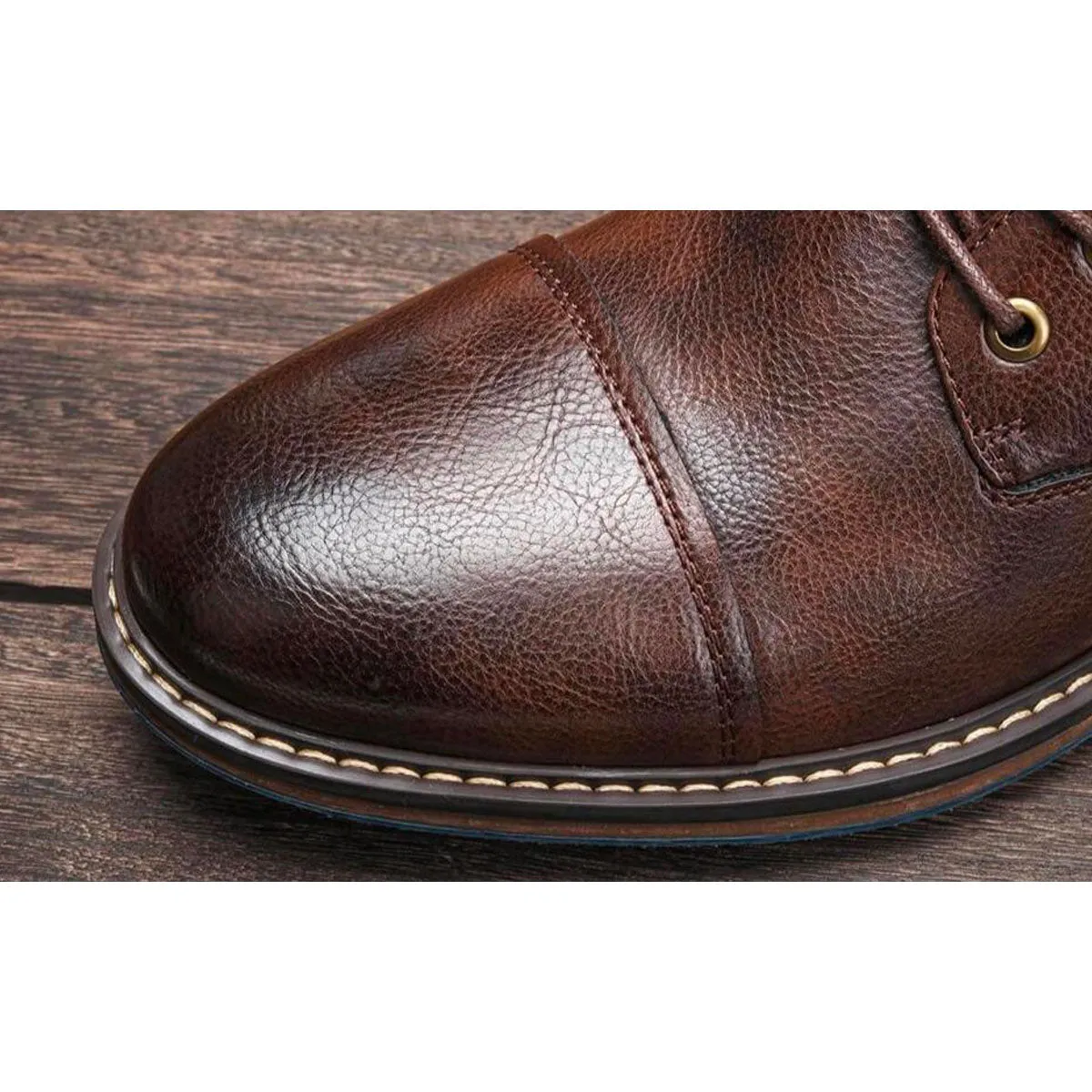 Ethan | Leather Oxford Boots