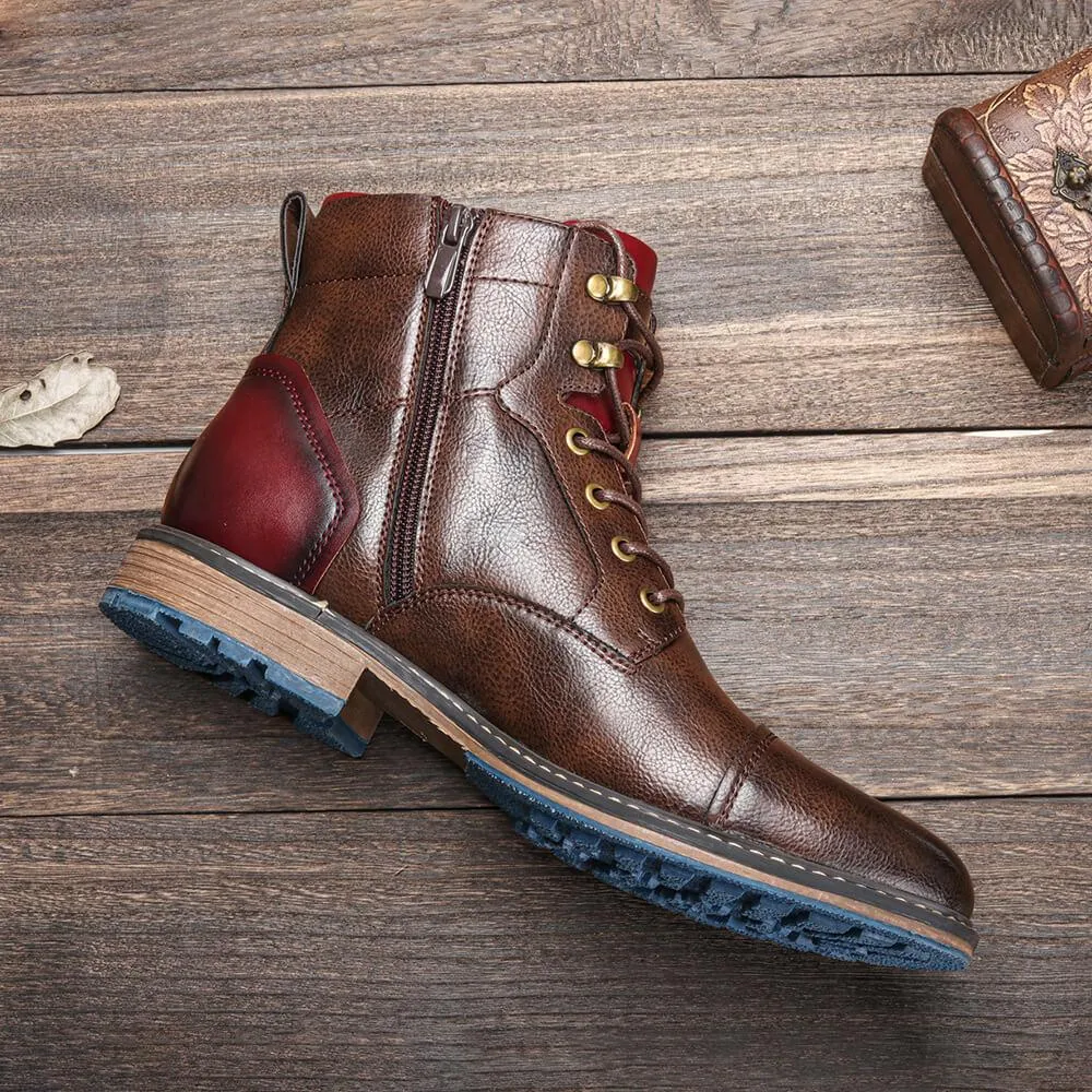 Ethan | Leather Oxford Boots