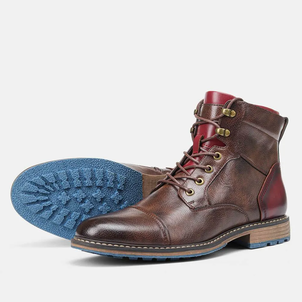 Ethan | Leather Oxford Boots