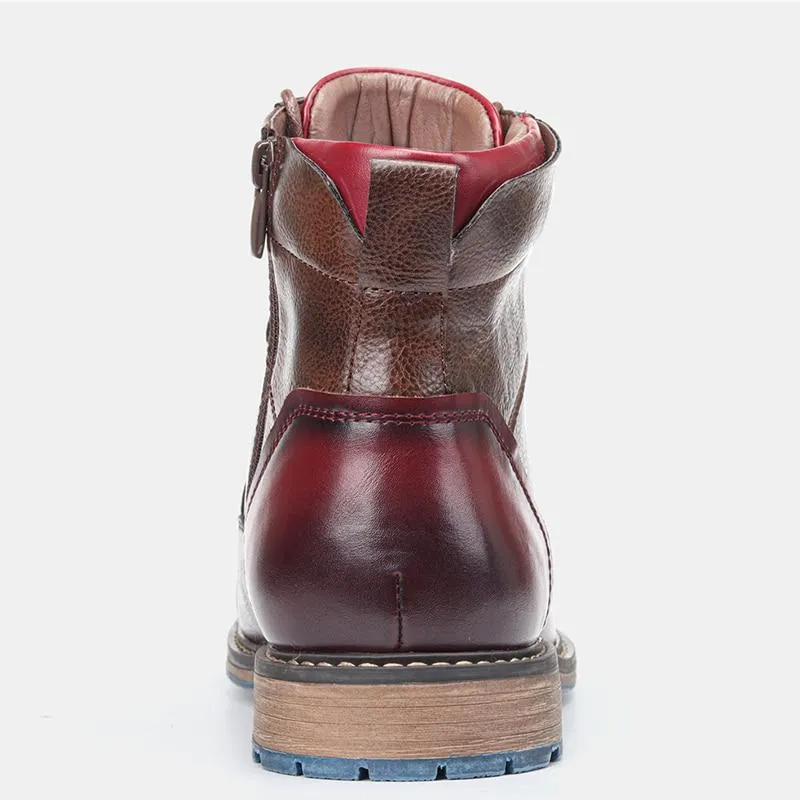 Ethan | Leather Oxford Boots