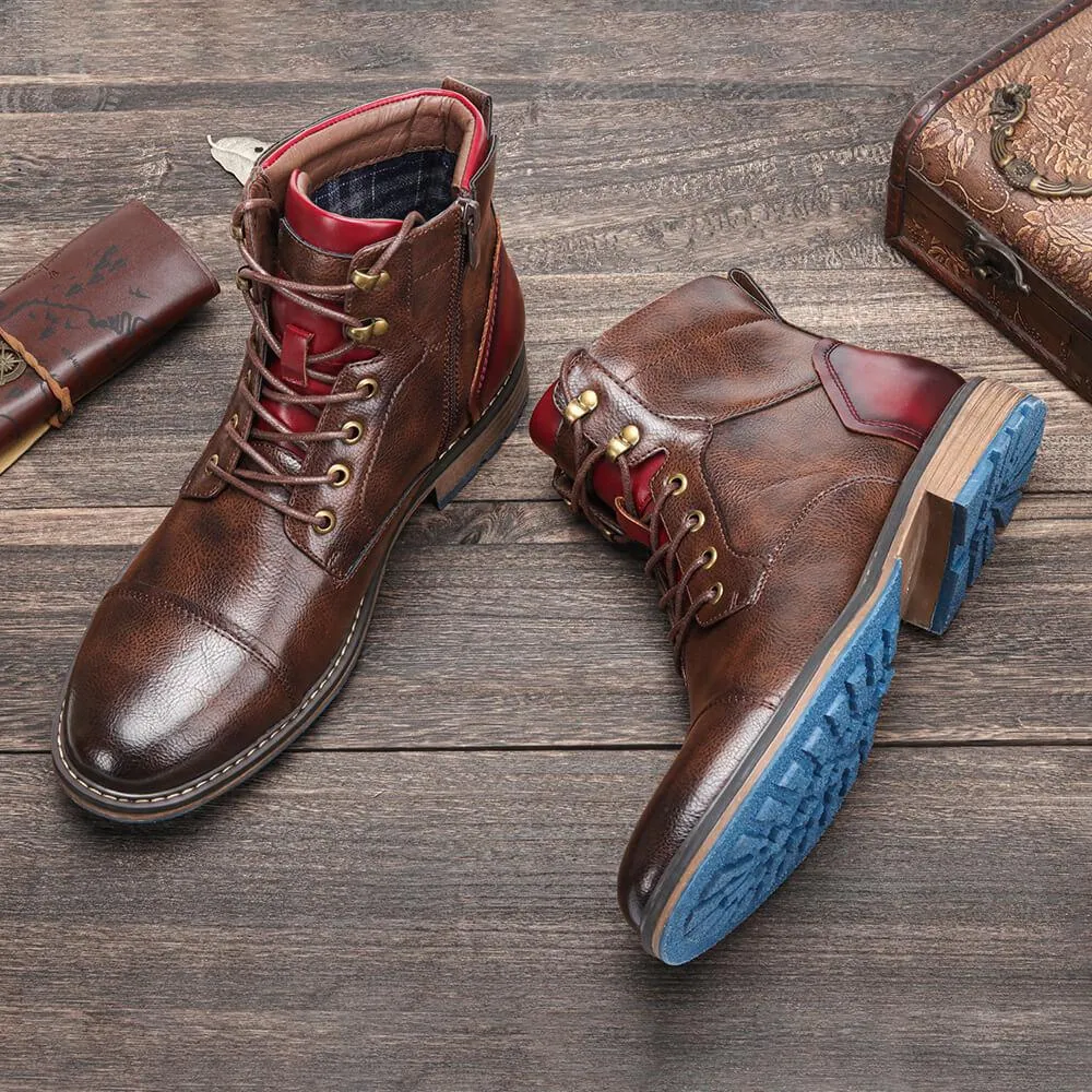 Ethan | Leather Oxford Boots