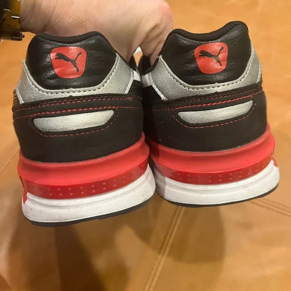 EUC Puma Sneakers Sz.13 Black Red White MSRP:$100