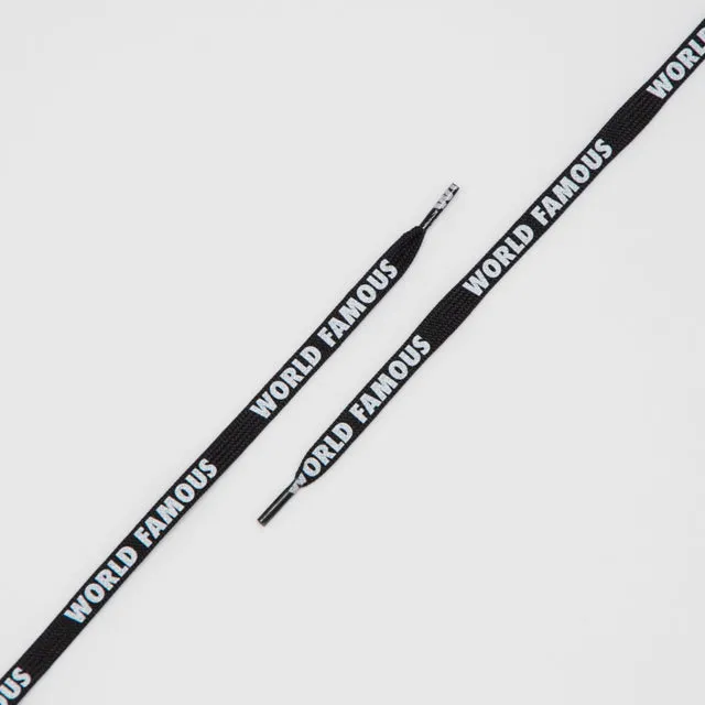 Exclusive "WORLD FAMOUS" LE Custom Shoelaces