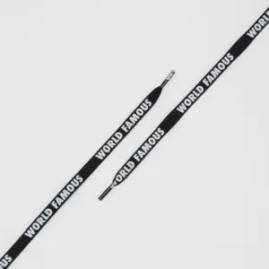 Exclusive "WORLD FAMOUS" LE Custom Shoelaces