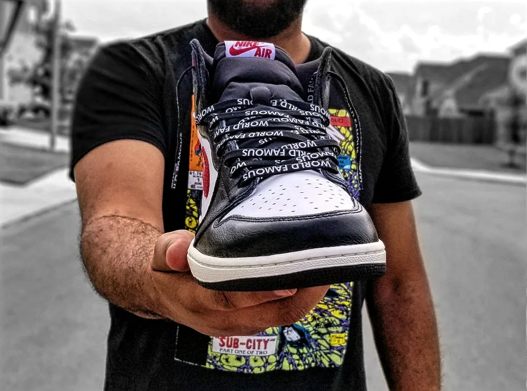 Exclusive "WORLD FAMOUS" LE Custom Shoelaces