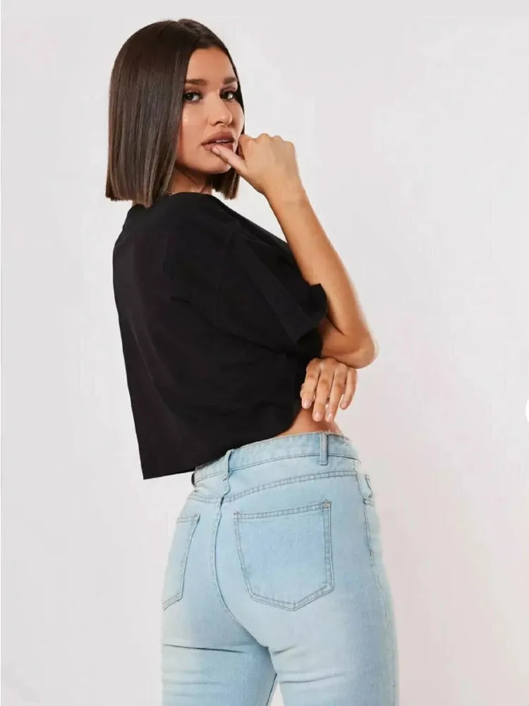 Fashion Breathable Cotton Crop Top