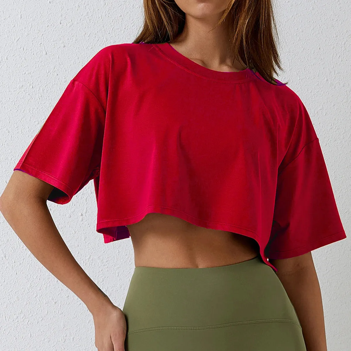 Fashion Breathable Cotton Crop Top