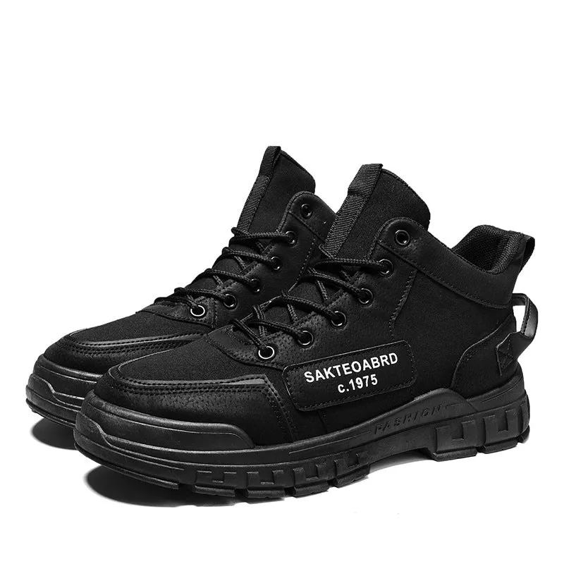 Fashion Casual Men's Lace-up Non-slip Martin Boots
