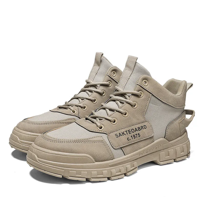 Fashion Casual Men's Lace-up Non-slip Martin Boots