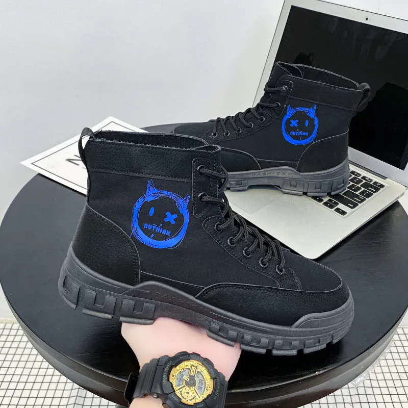 Fashion Casual Men's Lace-up Non-slip Martin Boots