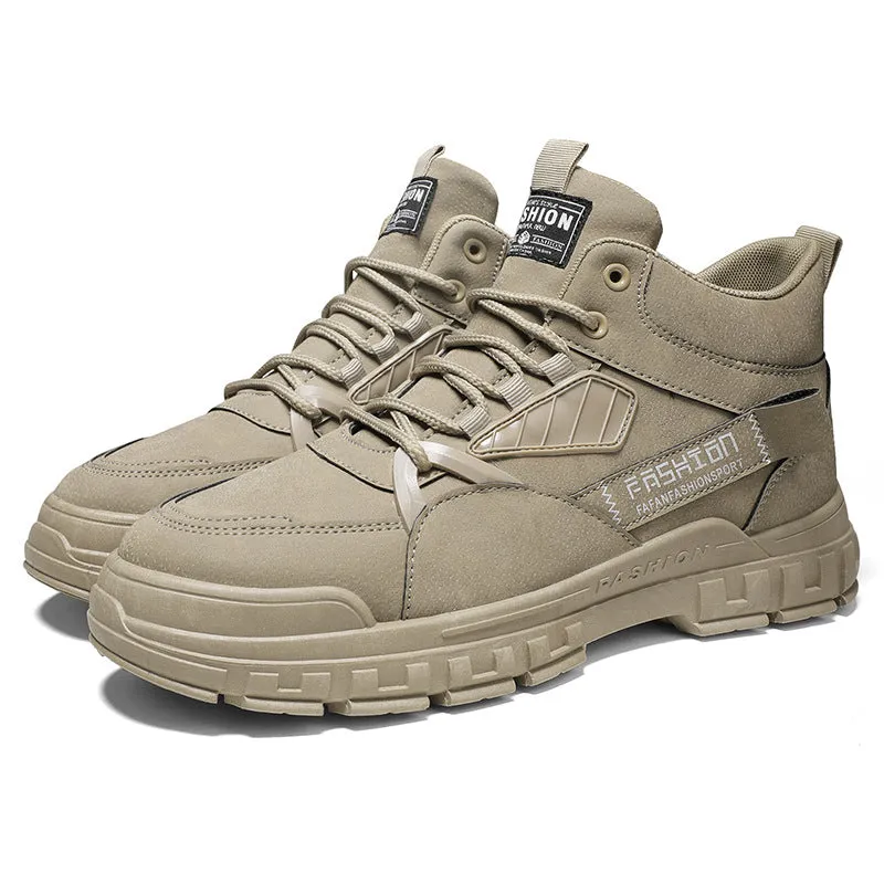 Fashion Casual Men's Lace-up Non-slip Martin Boots