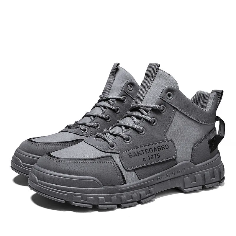Fashion Casual Men's Lace-up Non-slip Martin Boots