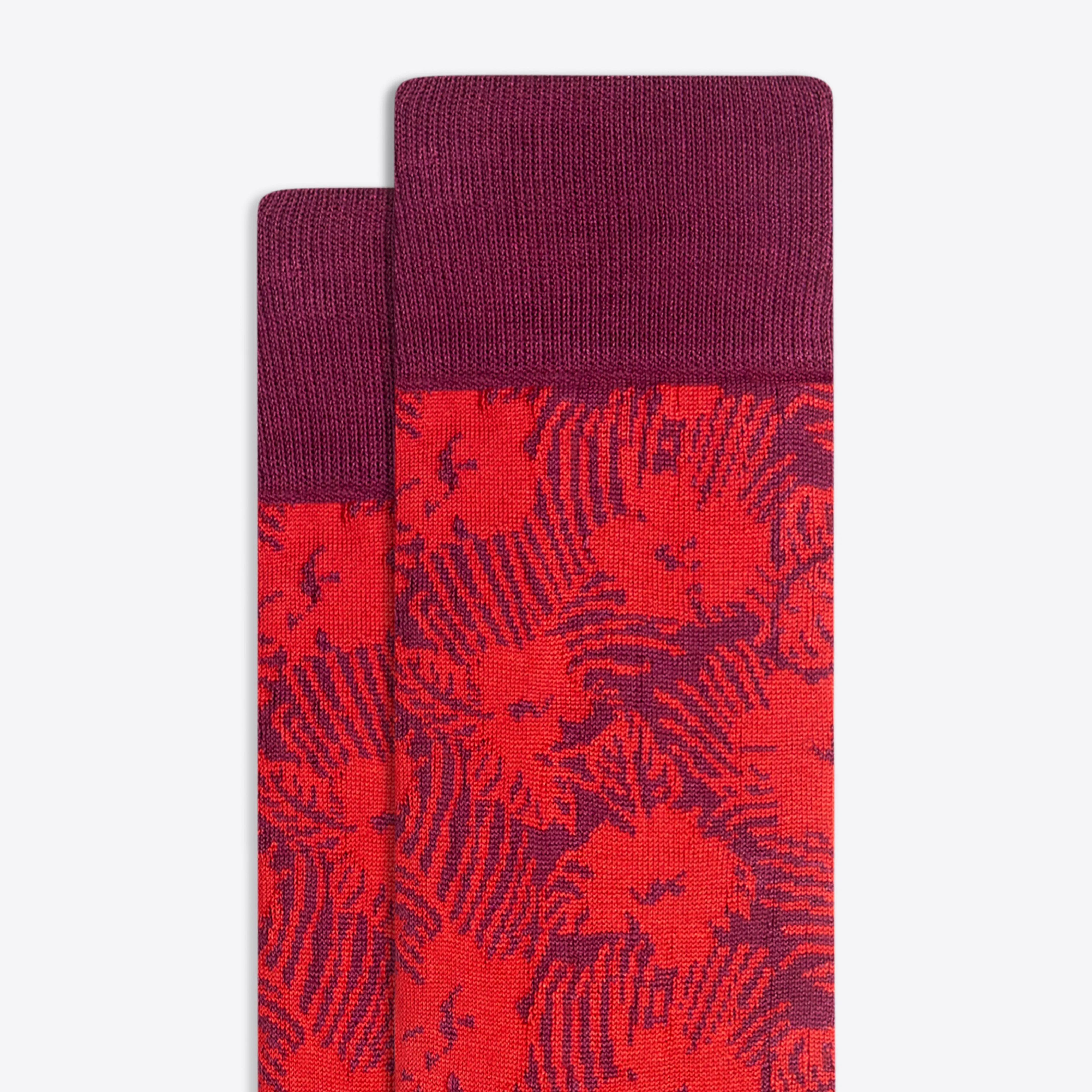 Floral Mid-Calf Socks