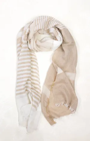 Frankie Classic Lightweight Striped Scarf
