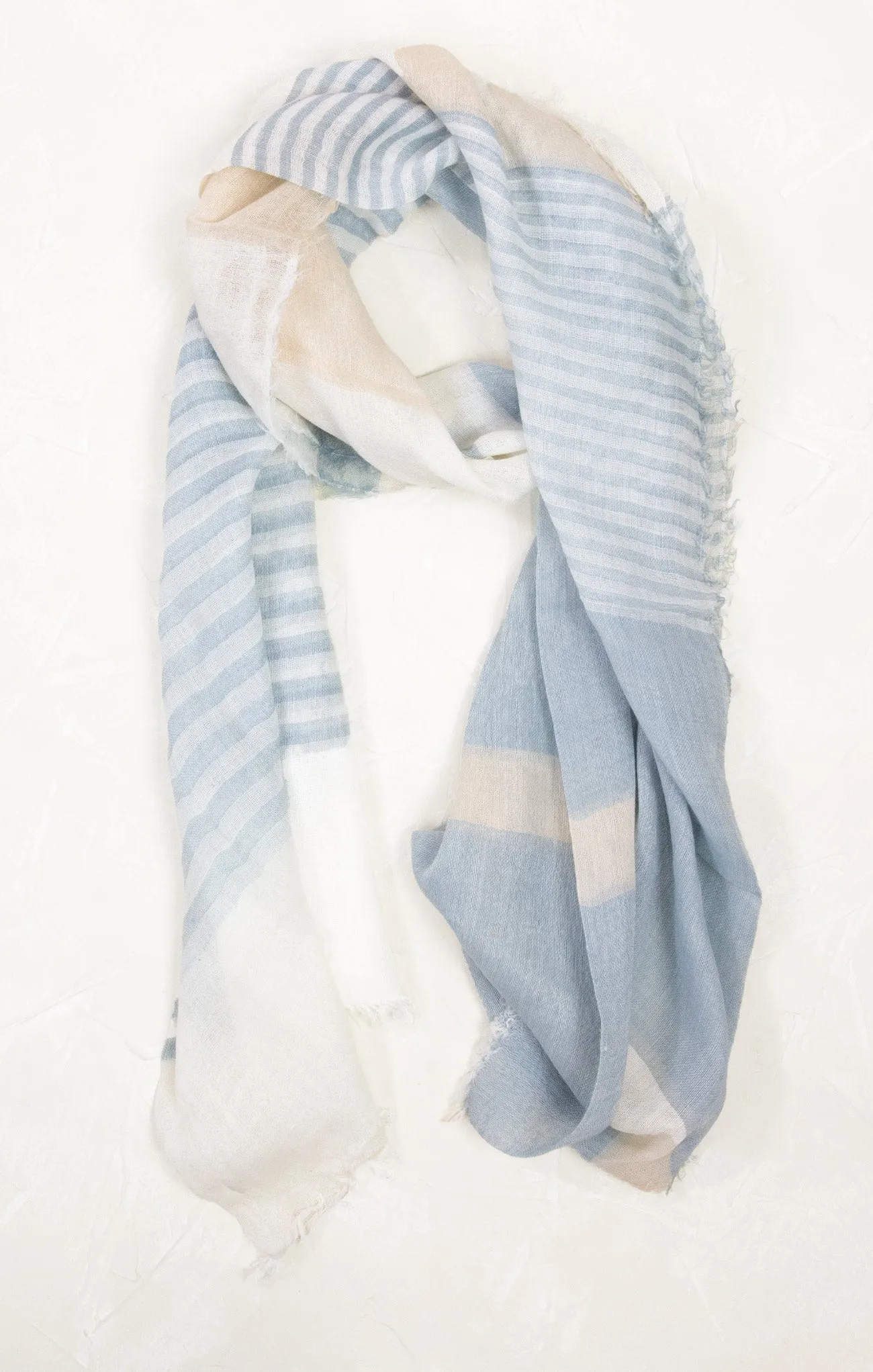 Frankie Classic Lightweight Striped Scarf