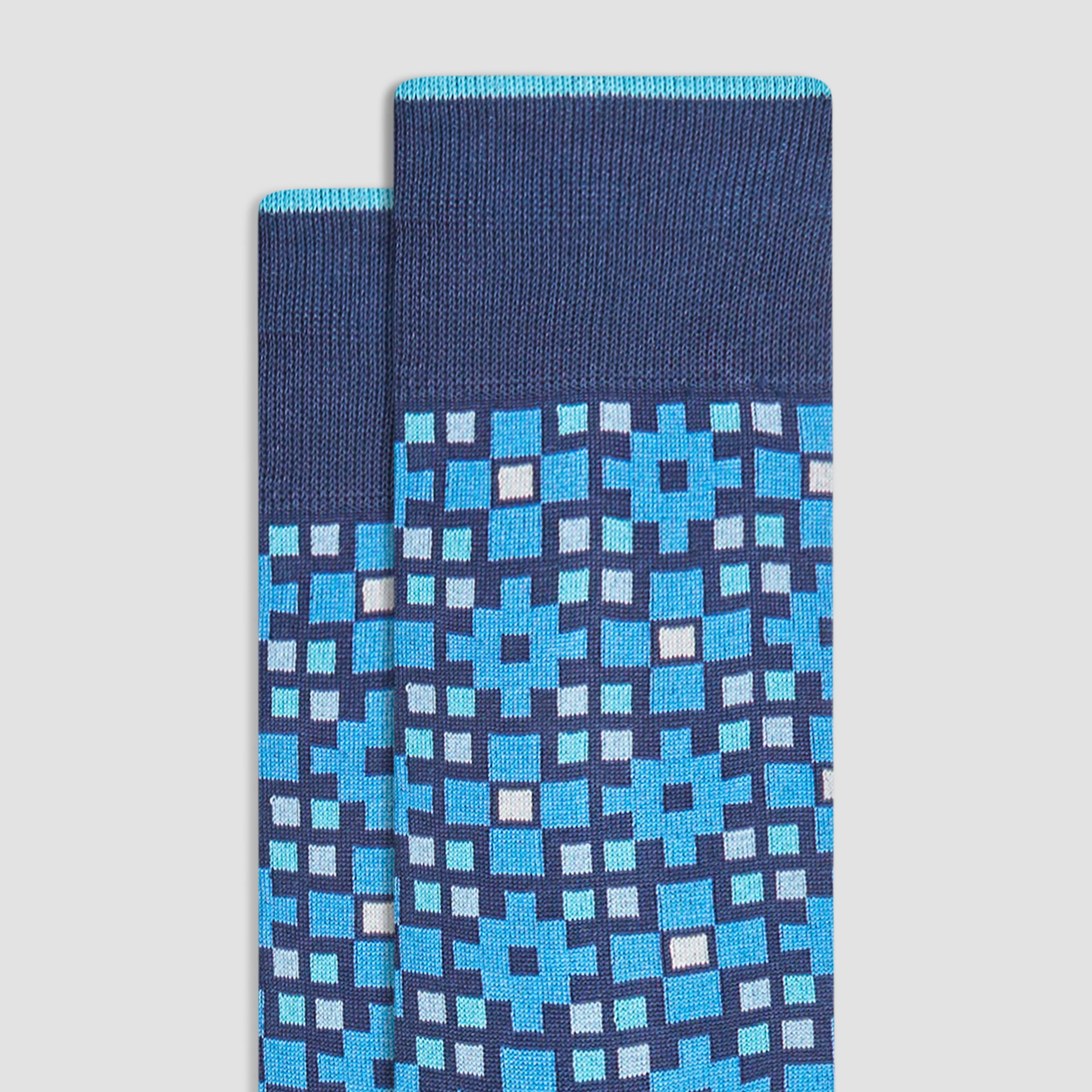 Geometric Mid-Calf Socks
