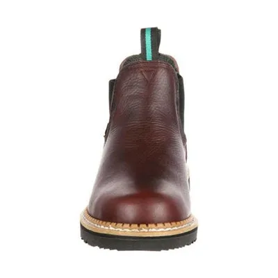 Georgia GR500 4" Giant Waterproof High Romeo Slip On Oil Resistant Chelsea Boots