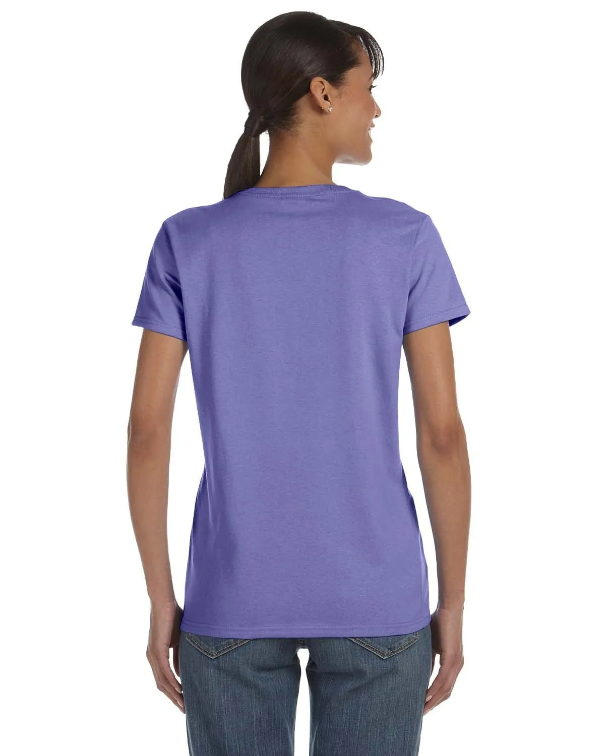 Gildan Ladies Lightweight 100% Cotton T-Shirt | Violet
