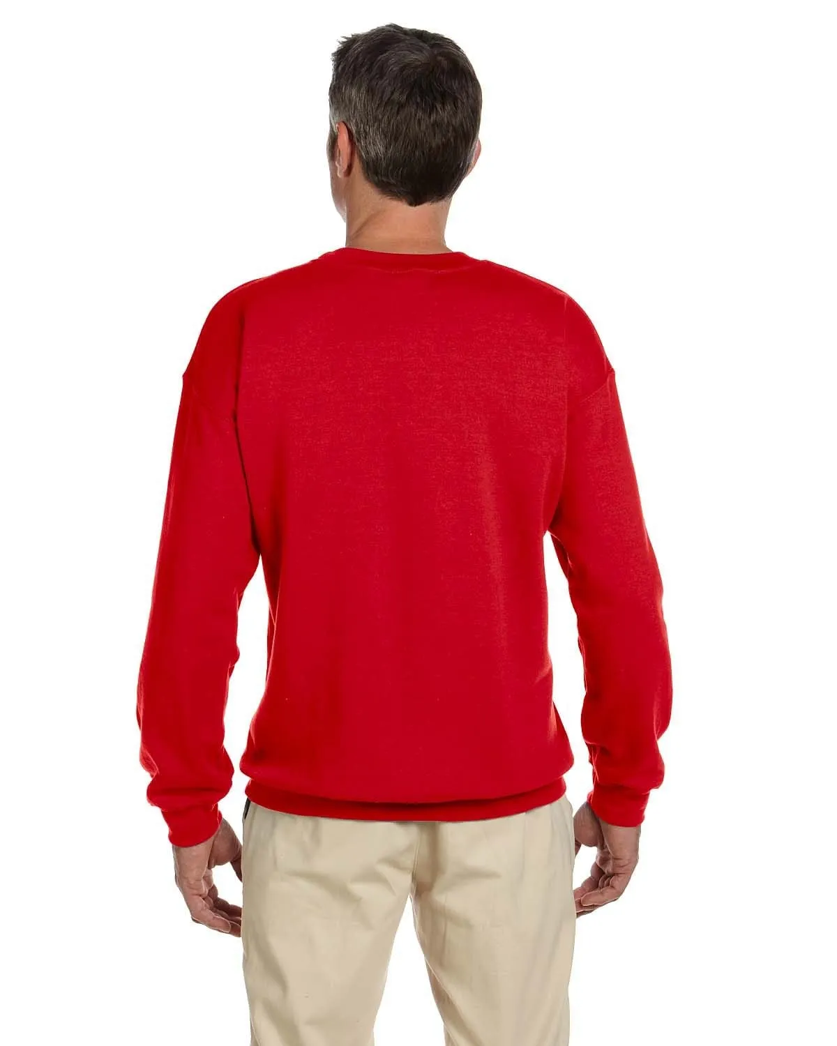 Gildan Lightweight 50/50 Crewneck Sweatshirt | Cherry Red