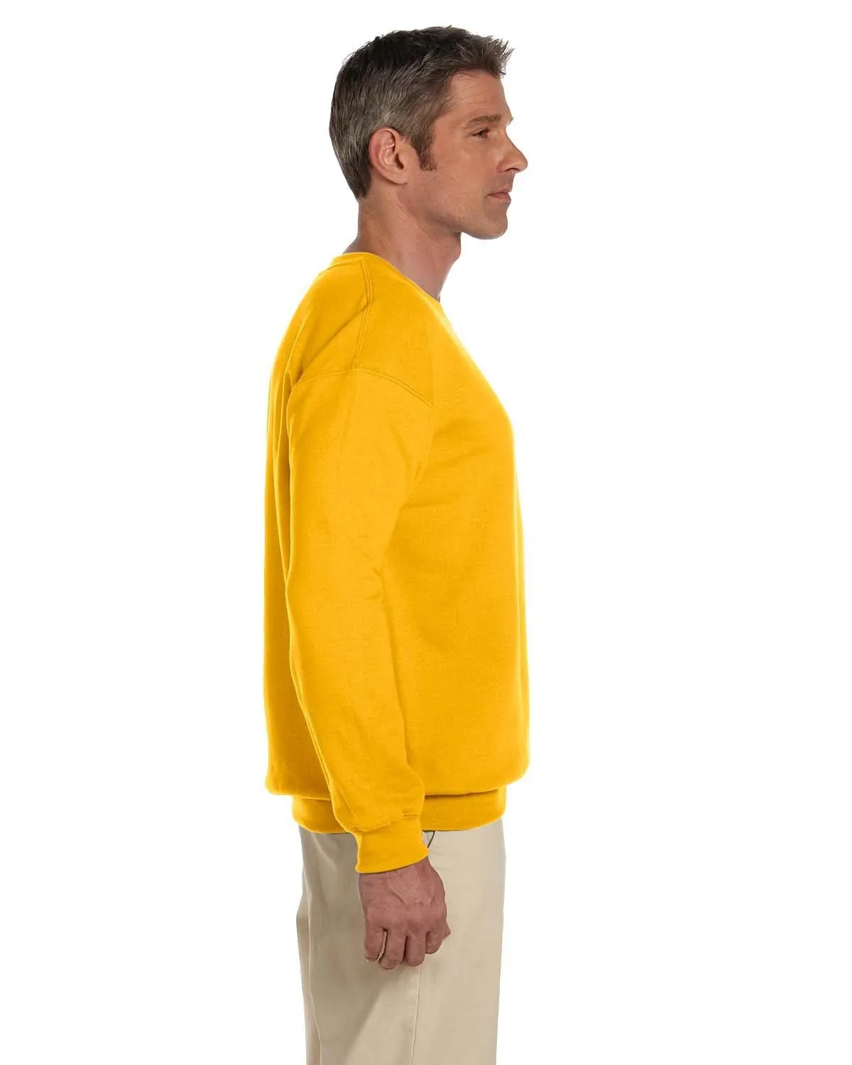 Gildan Lightweight 50/50 Crewneck Sweatshirt | Gold