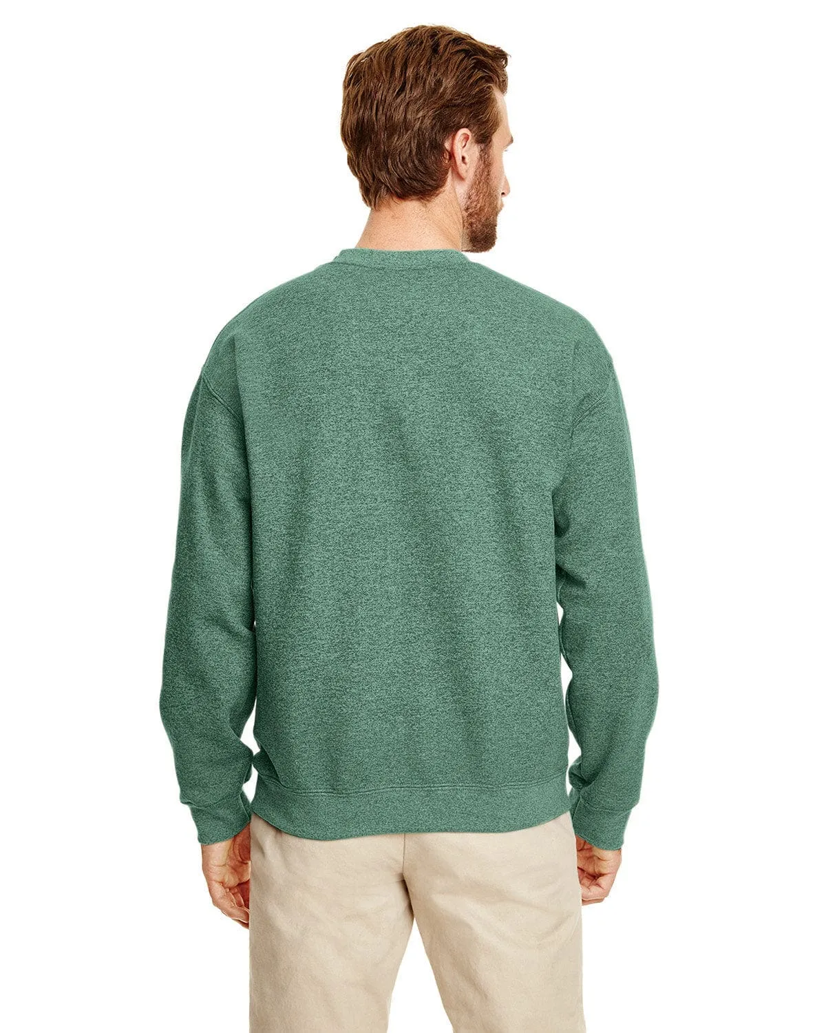Gildan Lightweight 50/50 Crewneck Sweatshirt | Hth Sp Drk Green