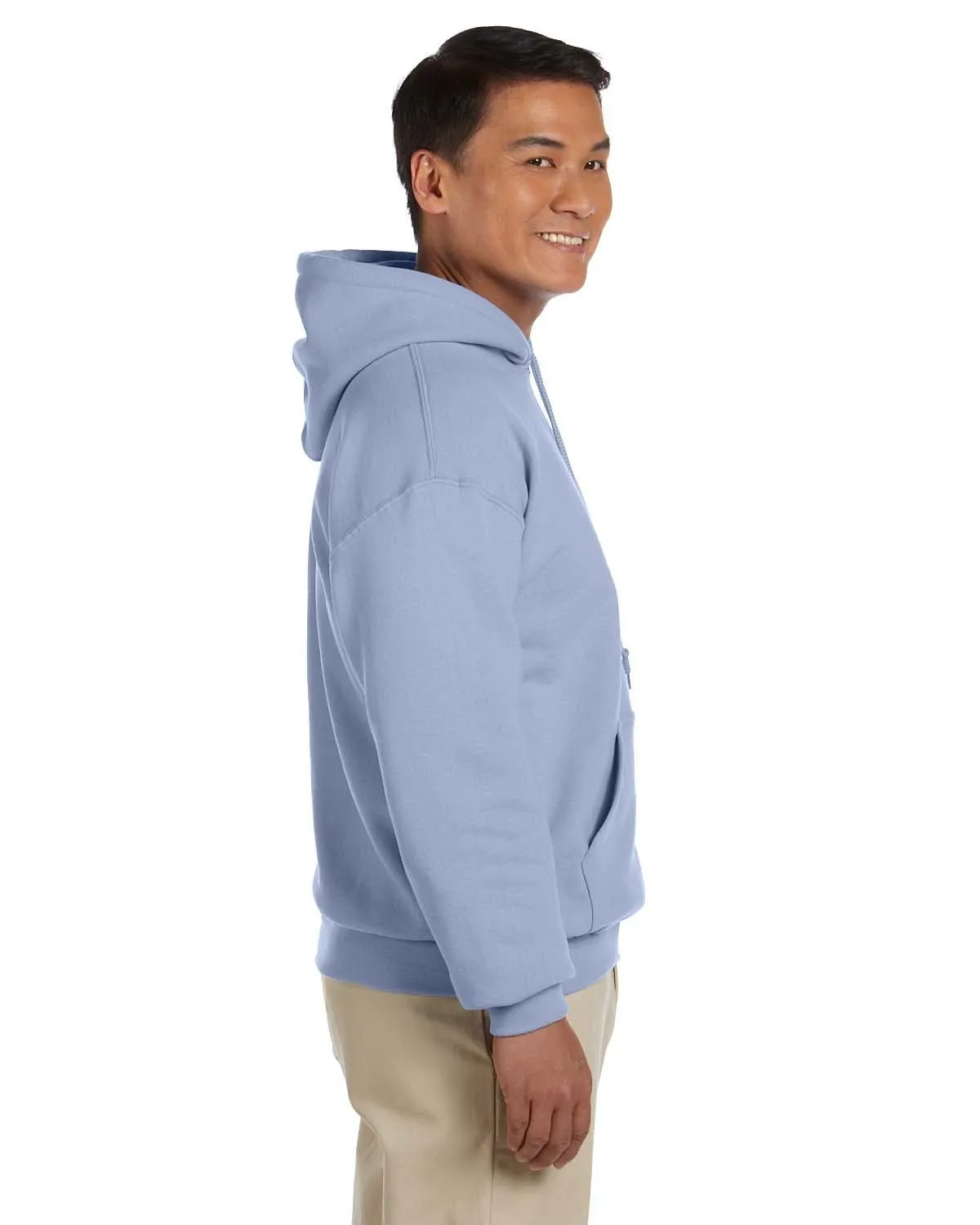 Gildan Lightweight 50/50 Hoodie Sweatshirt | Light Blue