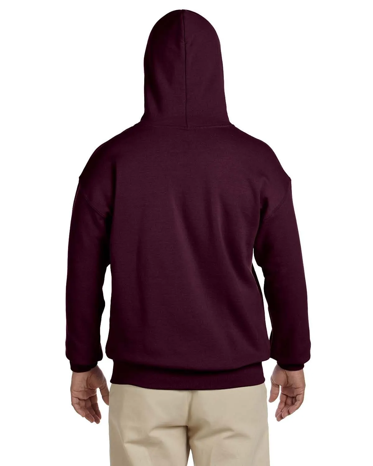 Gildan Lightweight 50/50 Hoodie Sweatshirt | Maroon