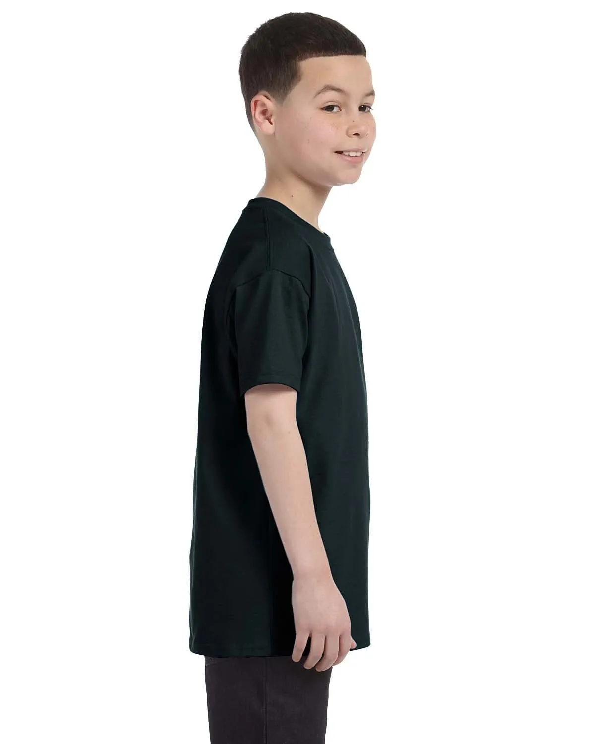 Gildan Youth Lightweight 100% Cotton T-Shirt | Black