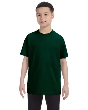 Gildan Youth Lightweight 100% Cotton T-Shirt | Forest Green