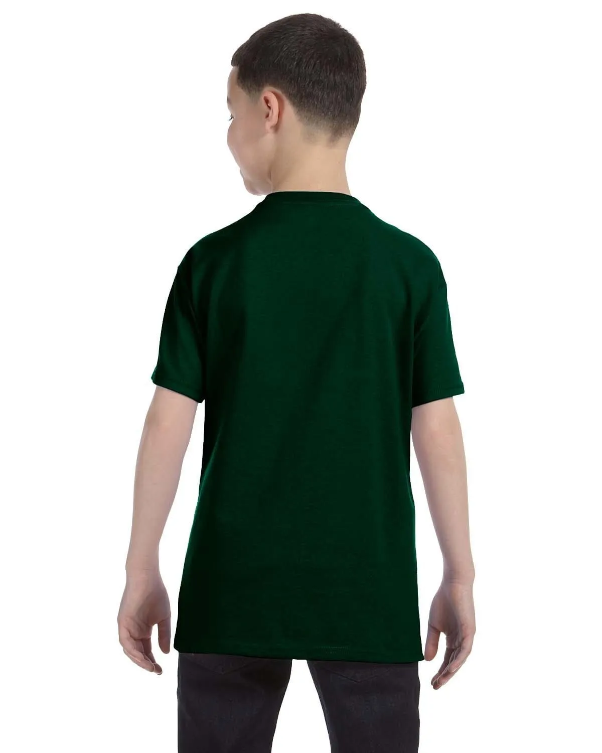 Gildan Youth Lightweight 100% Cotton T-Shirt | Forest Green