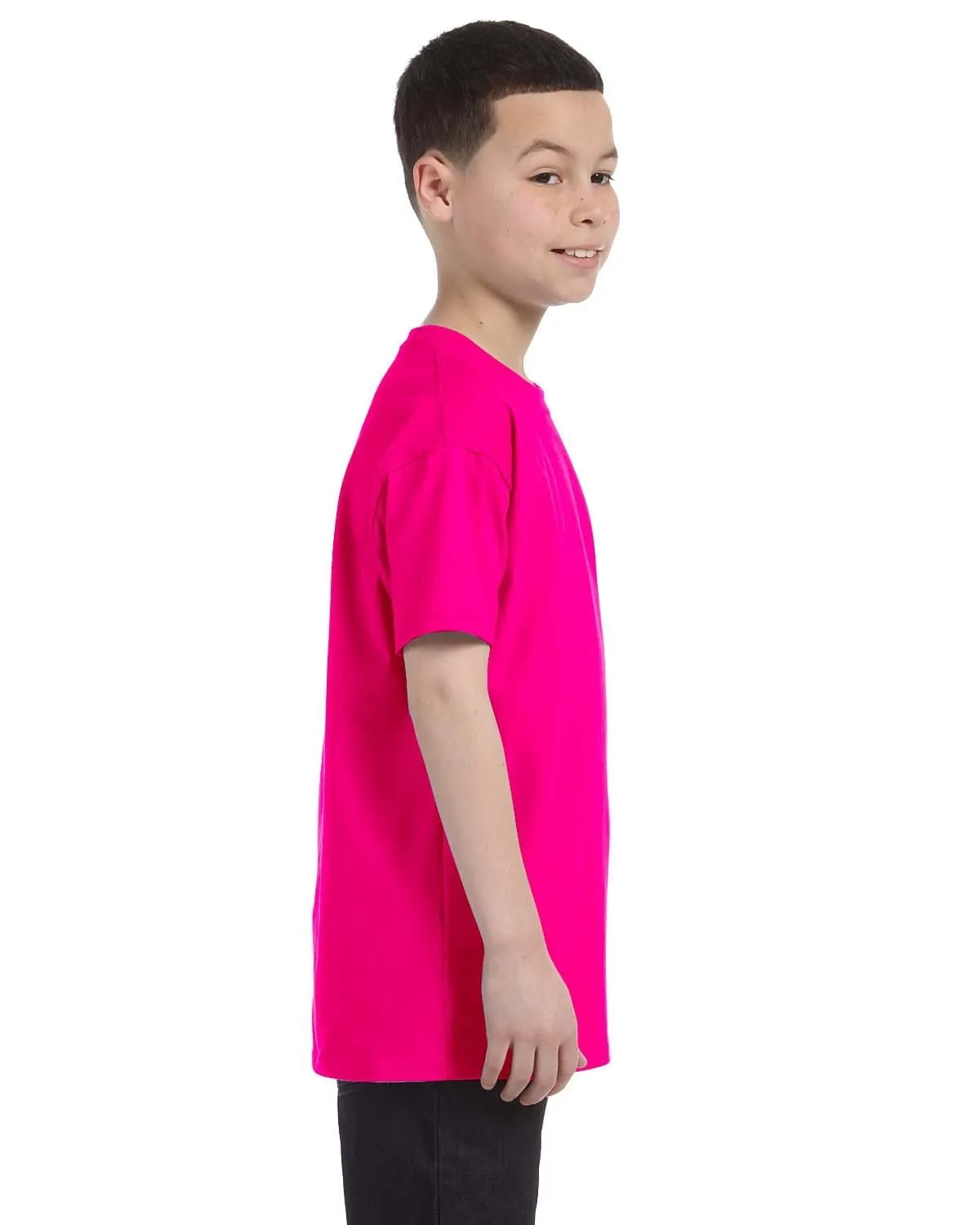 Gildan Youth Lightweight 100% Cotton T-Shirt | Heliconia