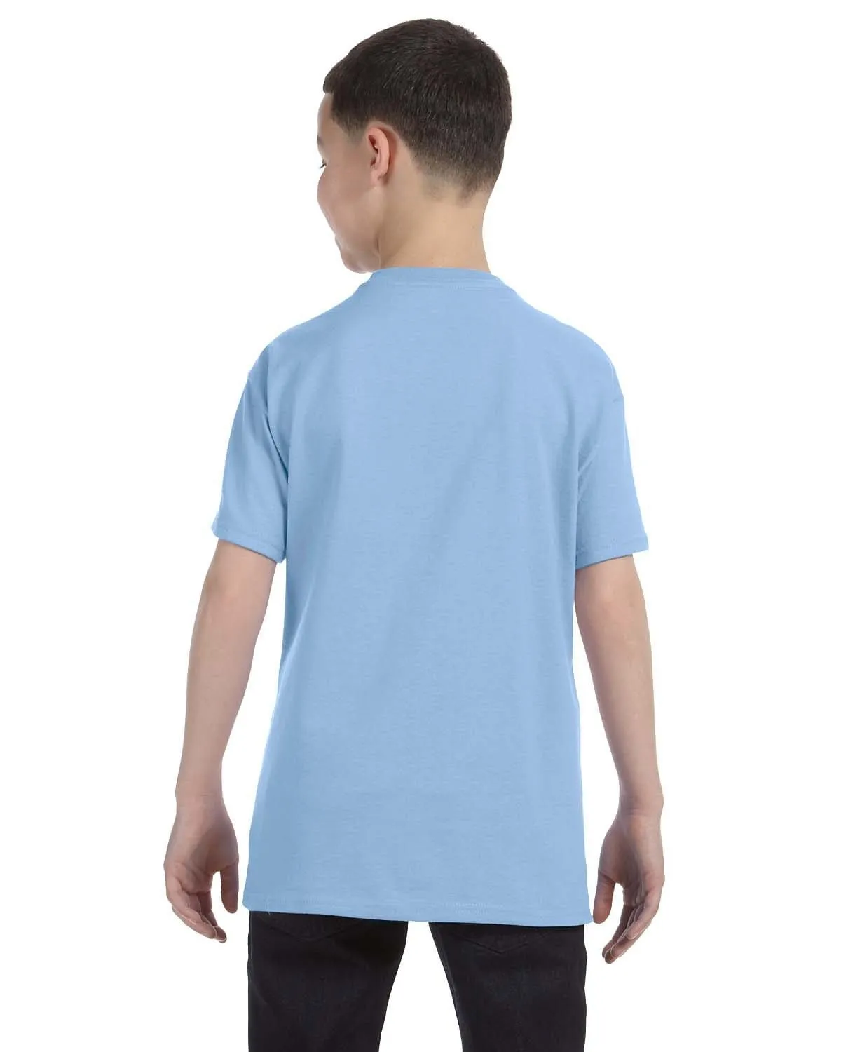 Gildan Youth Lightweight 100% Cotton T-Shirt | Light Blue