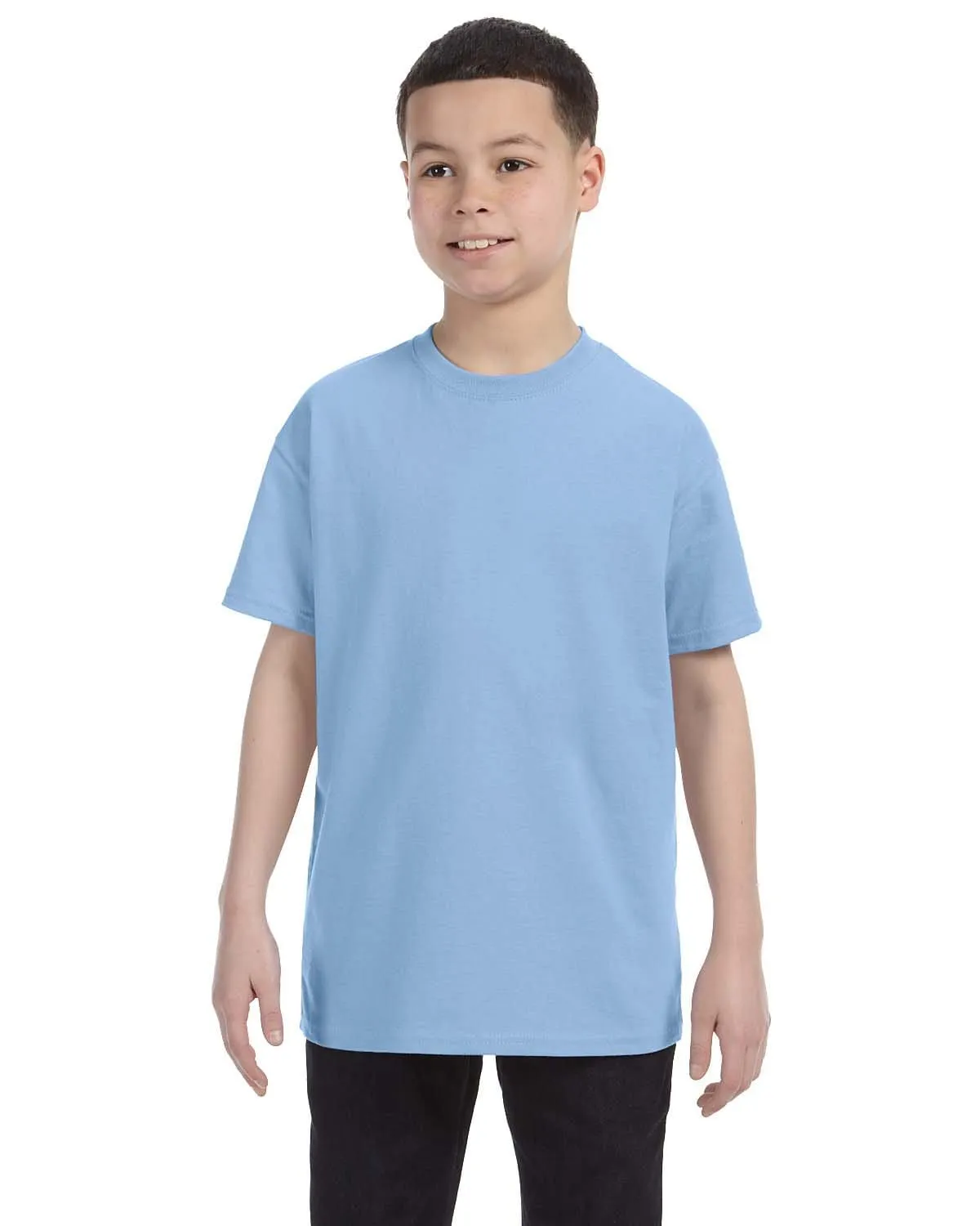 Gildan Youth Lightweight 100% Cotton T-Shirt | Light Blue