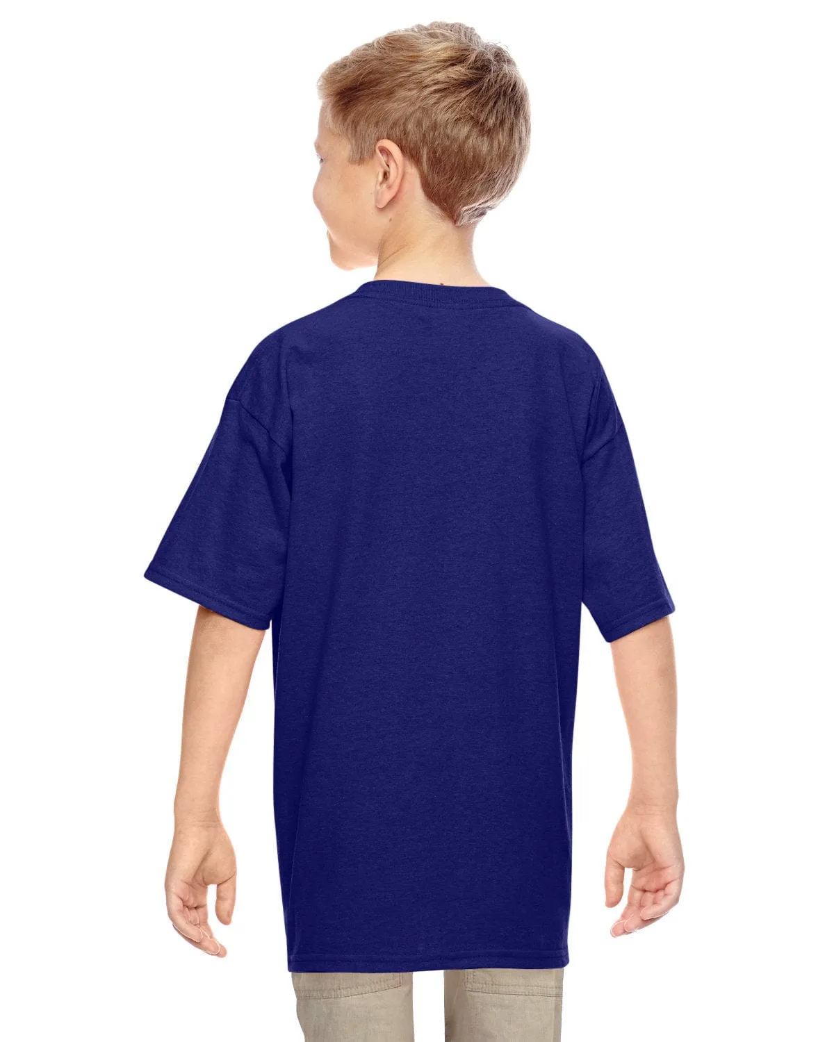 Gildan Youth Lightweight 100% Cotton T-Shirt | Neon Blue