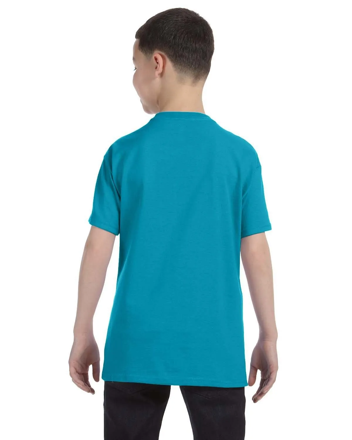 Gildan Youth Lightweight 100% Cotton T-Shirt | Tropical Blue