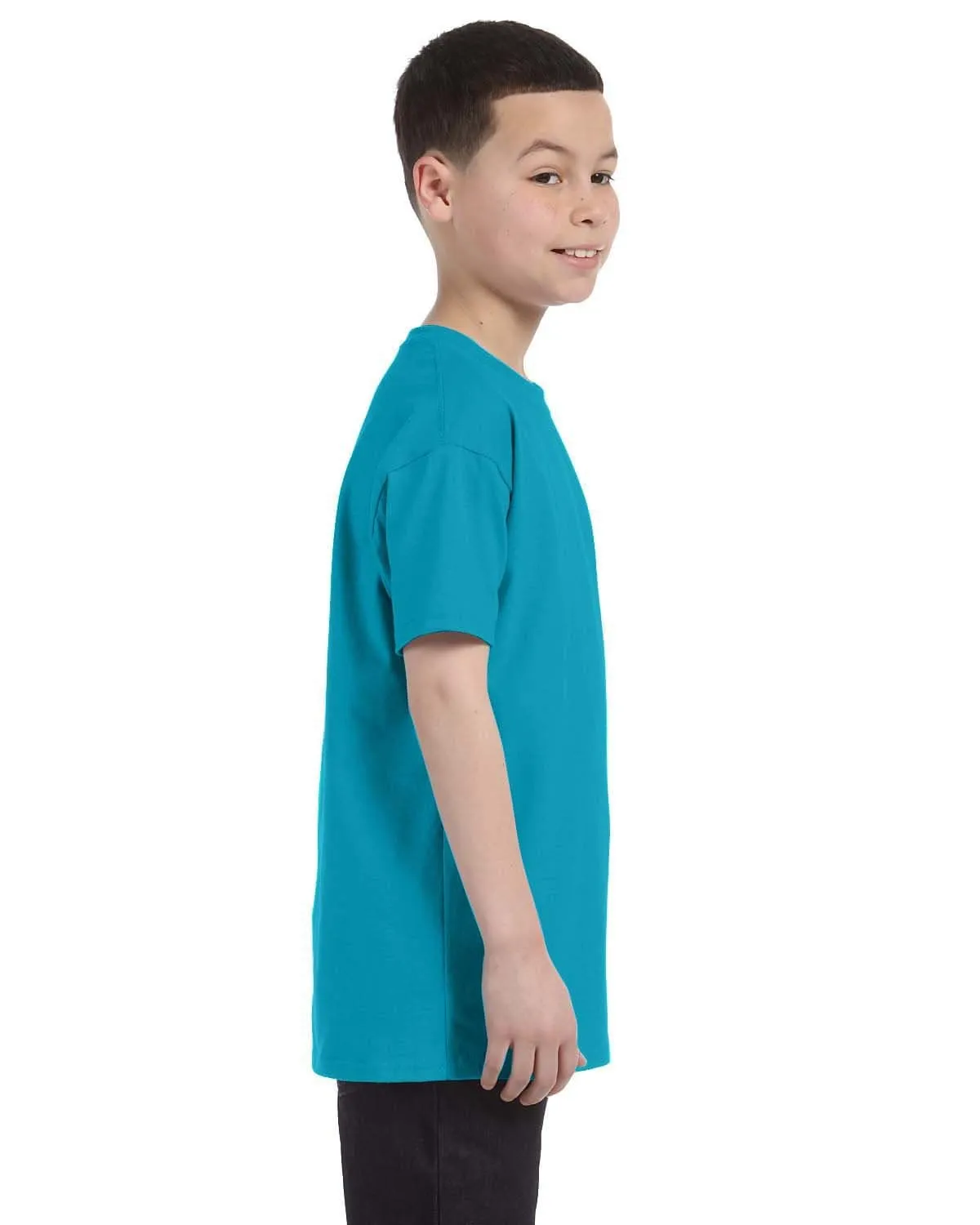 Gildan Youth Lightweight 100% Cotton T-Shirt | Tropical Blue