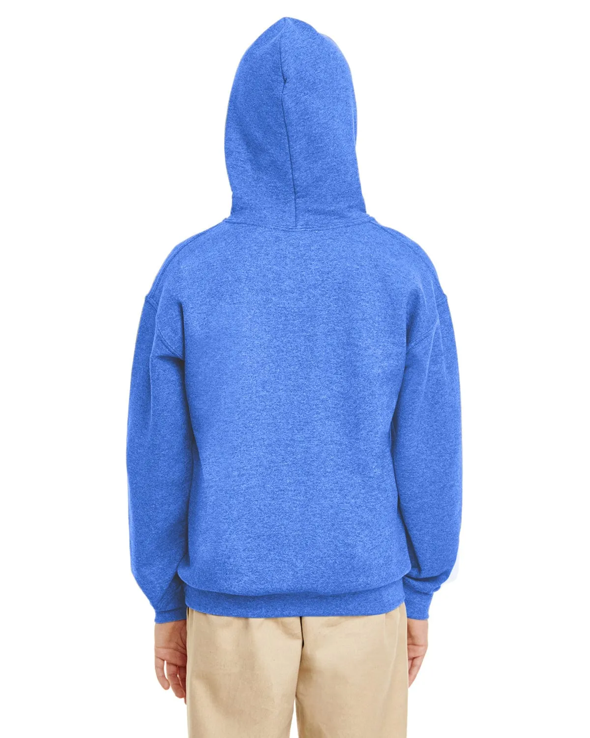 Gildan Youth Lightweight 50/50 Hoodie | Hthr Sport Royal