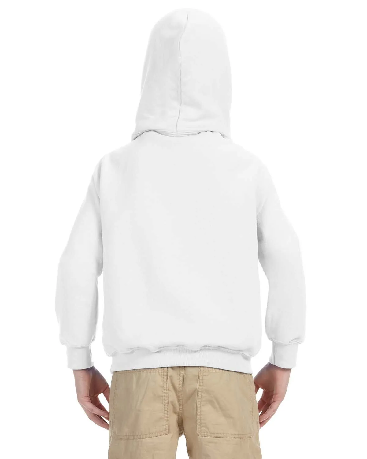 Gildan Youth Lightweight 50/50 Hoodie | White