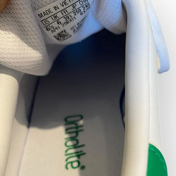 H3 Adidas White and Green Sneakers
