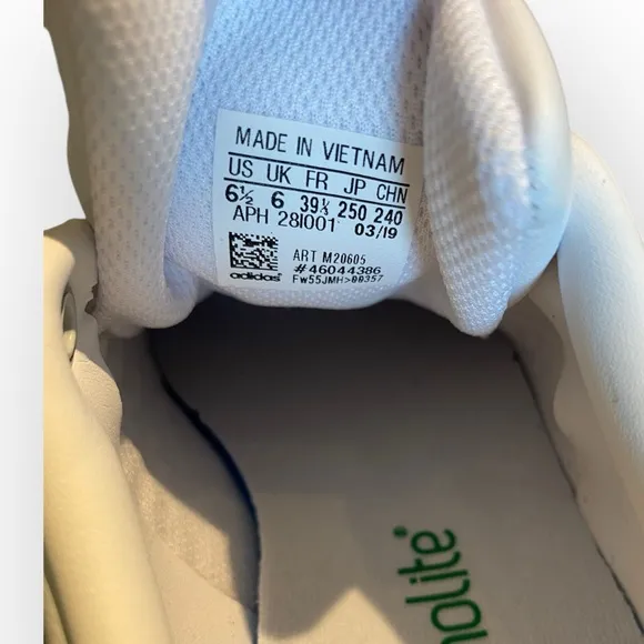 H3 Adidas White and Green Sneakers