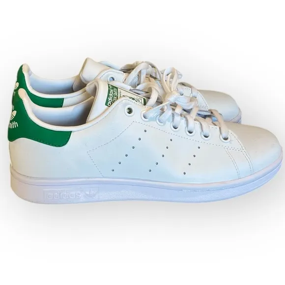 H3 Adidas White and Green Sneakers