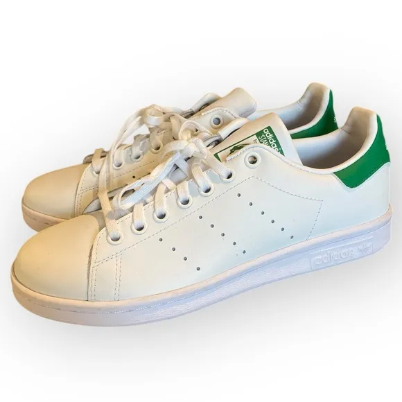 H3 Adidas White and Green Sneakers