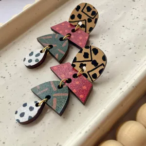 HAND PAINTED EARRINGS