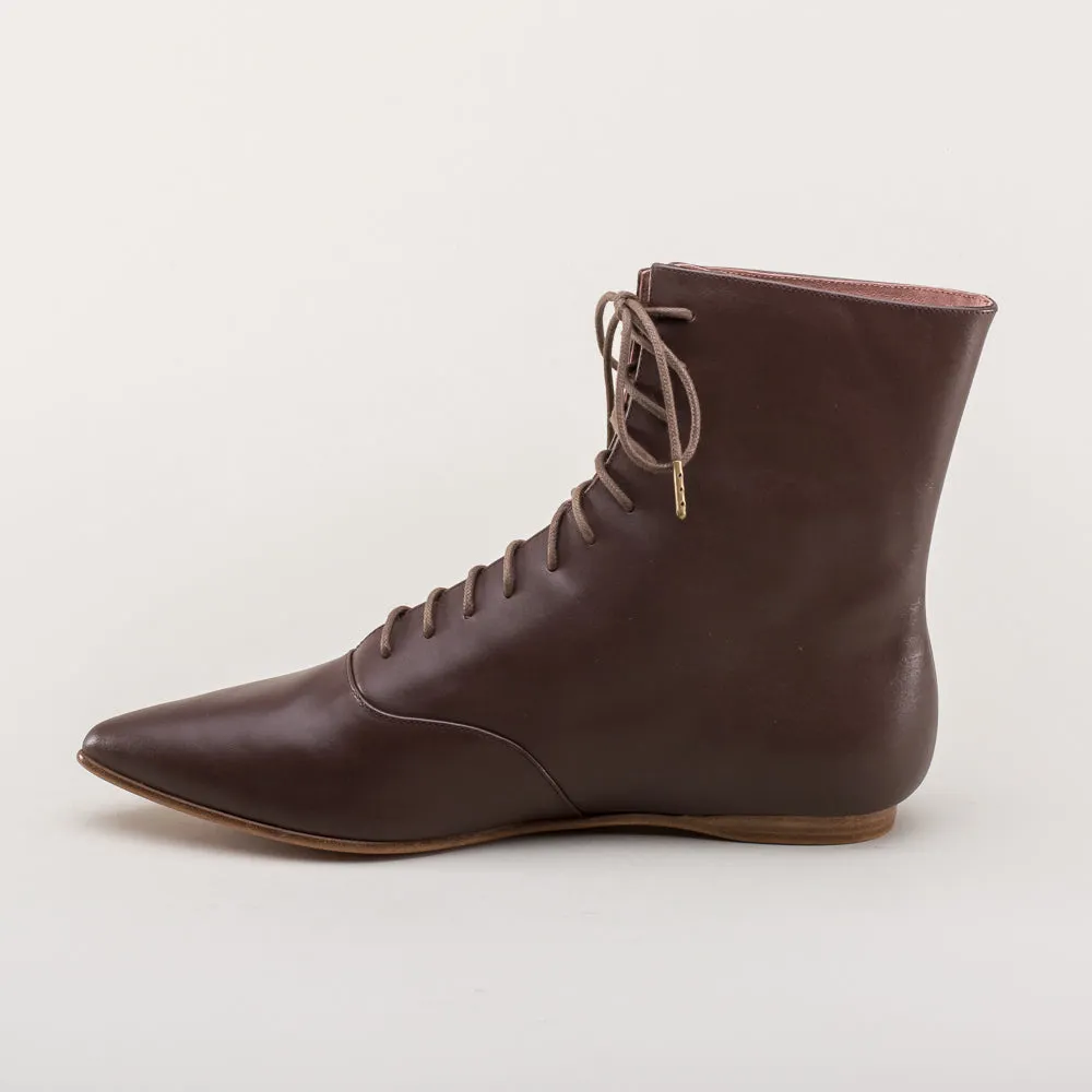 Hartfield Regency Leather Boots (Brown)
