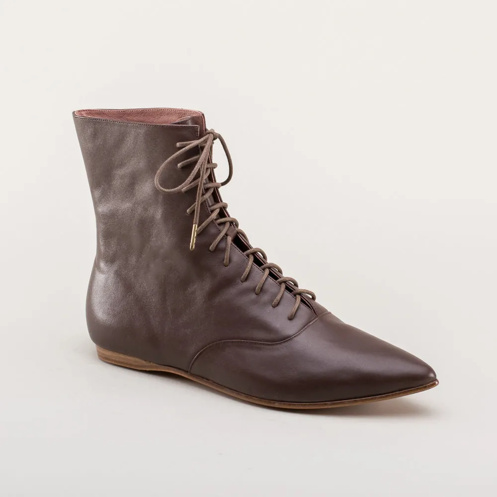 Hartfield Regency Leather Boots (Brown)