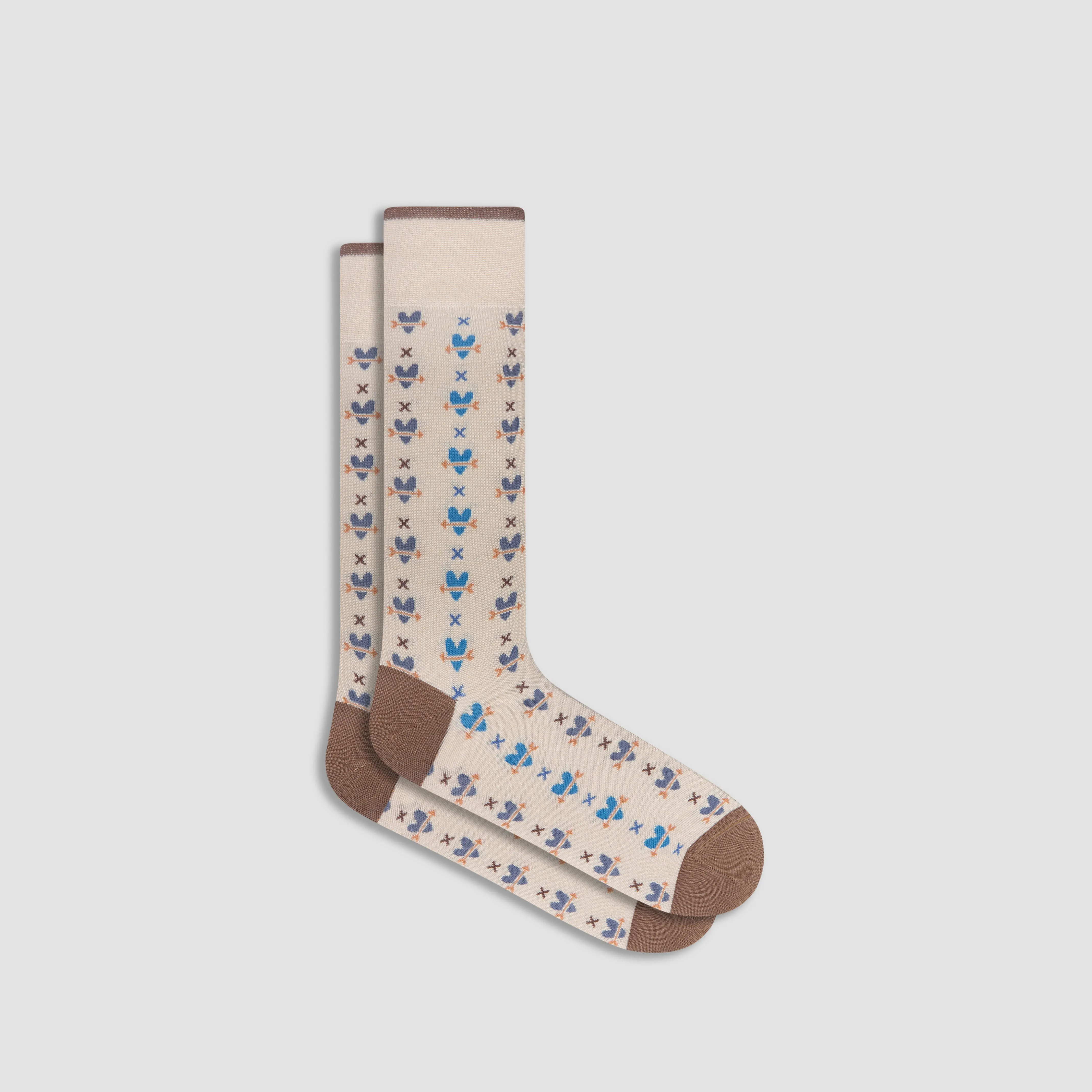 Heart & Arrow Mid-Calf Socks