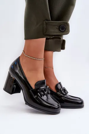 Heeled low shoes