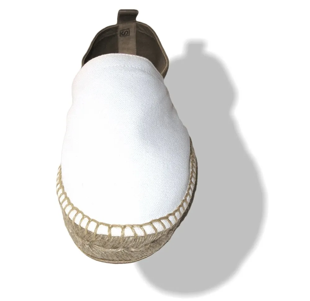 Hermes Kaki White Eusebio Espadrilles Sneakers Men Shoes Sz 44 New!